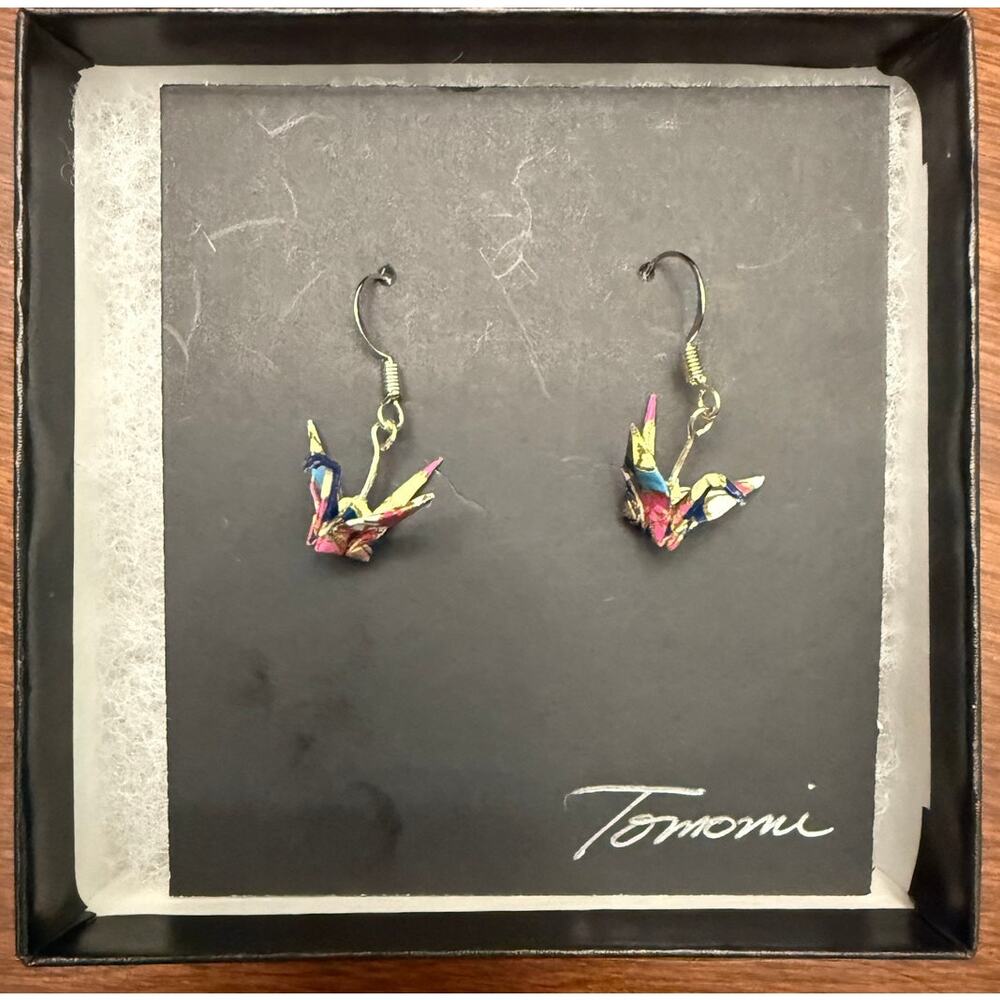 Oragami Crane Earrings